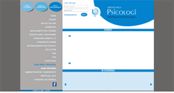 Desktop Screenshot of ordpsicologier.it